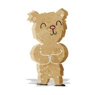 cartoon happy little bear
