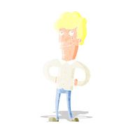 cartoon happy man N30