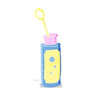 cartoon bubble blower