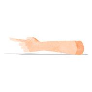pointing hand cartoon N10