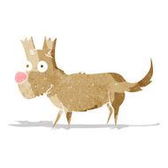 cartoon cute little dog