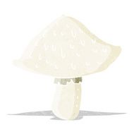 cartoon wild mushroom