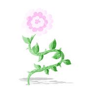 cartoon flower N113