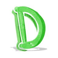 cartoon letter d N4