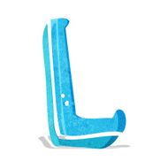 cartoon letter l N6