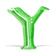cartoon letter y N5
