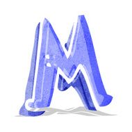 Cartoon Letter M N8
