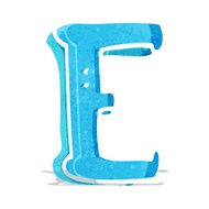 cartoon letter e N5