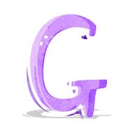 cartoon letter g N6