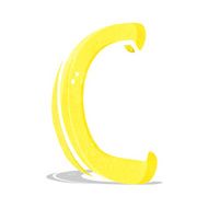 Cartoon Letter C N6