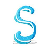 cartoon letter s N6