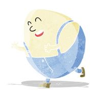 cartoon humpty dumpty egg character