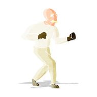 cartoon victorian boxer