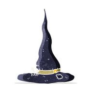 cartoon spooky witches hat N2