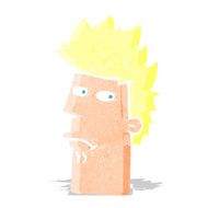 cartoon nervous expression