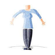 cartoon female body (add photos or mix and match cartoons) N17