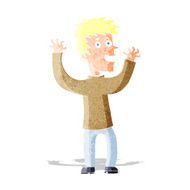 cartoon excited man N31