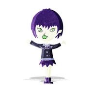 Cartoon Vampire Girl N22