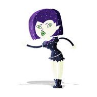 Cartoon Vampire Girl N23