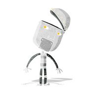 Cartoon Robot N96
