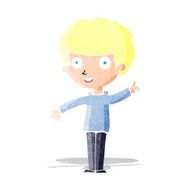 cartoon boy with idea N24