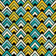Hand drawn seamless colorful pattern