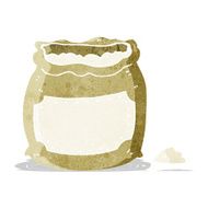 cartoon bag of flour