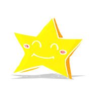 cartoon happy star character N2