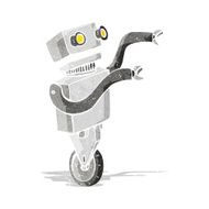cartoon funny robot N11