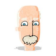 cartoon annnoyed old man