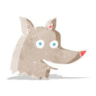 Cartoon Wolf Head N5