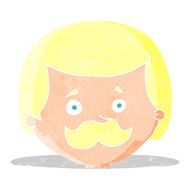 Cartoon Man With Mustache N20