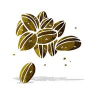 Cartoon Coffee Beans N8