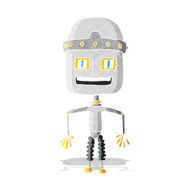 Funny Cartoon Robot N5