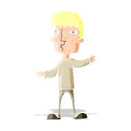 cartoon curious man N7