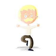 cartoon dancing man with mustache