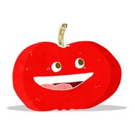 cartoon happy apple N4