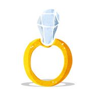 Cartoon Diamond Ring N10