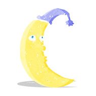 Sleepy Moon Cartoon N2