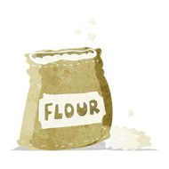 cartoon bag of flour N3