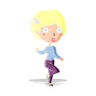 cartoon suprised woman N2