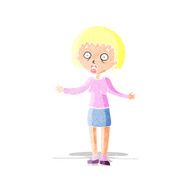 cartoon woman making excuses N2
