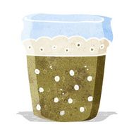 cartoon glass of beer