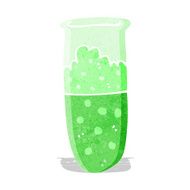 cartoon test tube N5