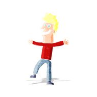 cartoon happy man N32