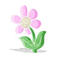 cartoon flower N120