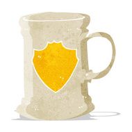 cartoon old tankard