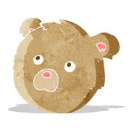 cartoon teddy bear face