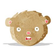 cartoon teddy bear face N2