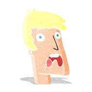 cartoon shocked man N26
